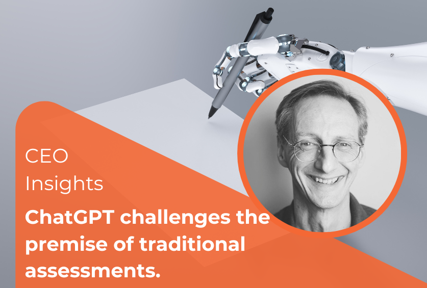 ChatGPT challenges the premise of traditional assessments.