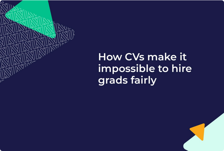 Two ways the CV makes fair grad hiring impossible (and an easy “no knowledge” workaround)