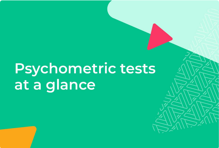 Psychometric tests at a glance