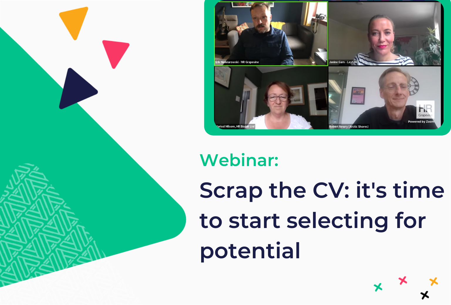 Webinar: Scrap the CV: it's time to start selecting for potential